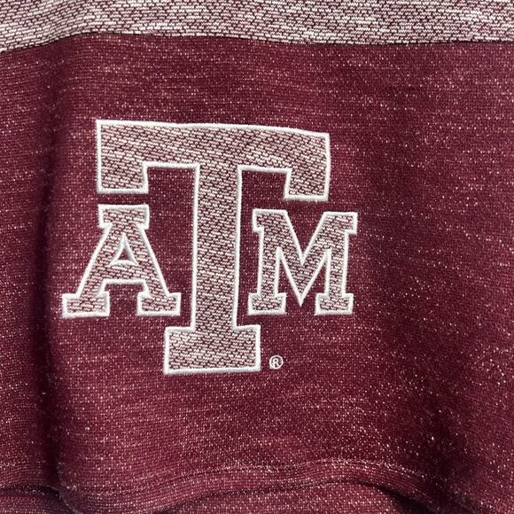 Nuyu Ladies Texas A&M Aggie Terry Crop Long Sleeve Top XL Brand New - Picture 7 of 9